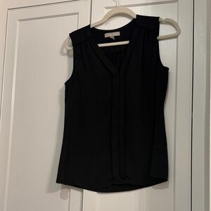 Banana Republic Black Sleeveless Blouse